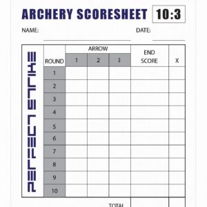 Perfect Strike Archery Targets. Classic OPS No. 005. Archery Paper Targets. Great for practice in the backyard or at the range. (12" x 12") 12 Targets