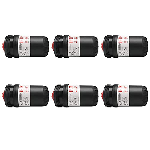 iFJF FF63009 Fuel Filter for 5303743 Replaces FF63008 Element FH22168 with Replacement for B/L Series Engine Filtration 10 Micron Dirt Holding Cap Protection Fuel System Life(Set of 6)