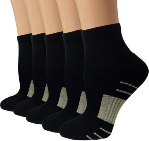 iseasoo copper compression socks for men & women circulation-ankle plantar fasciitis socks support for athletic running