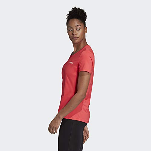 adidas Designed-2-Move Solid Tee Shock Red, Large