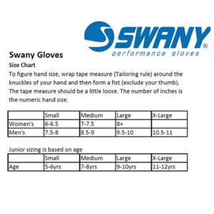 Swany X-Therm Mitt, Color: Black, Size: S (LF-49L-BK-S)