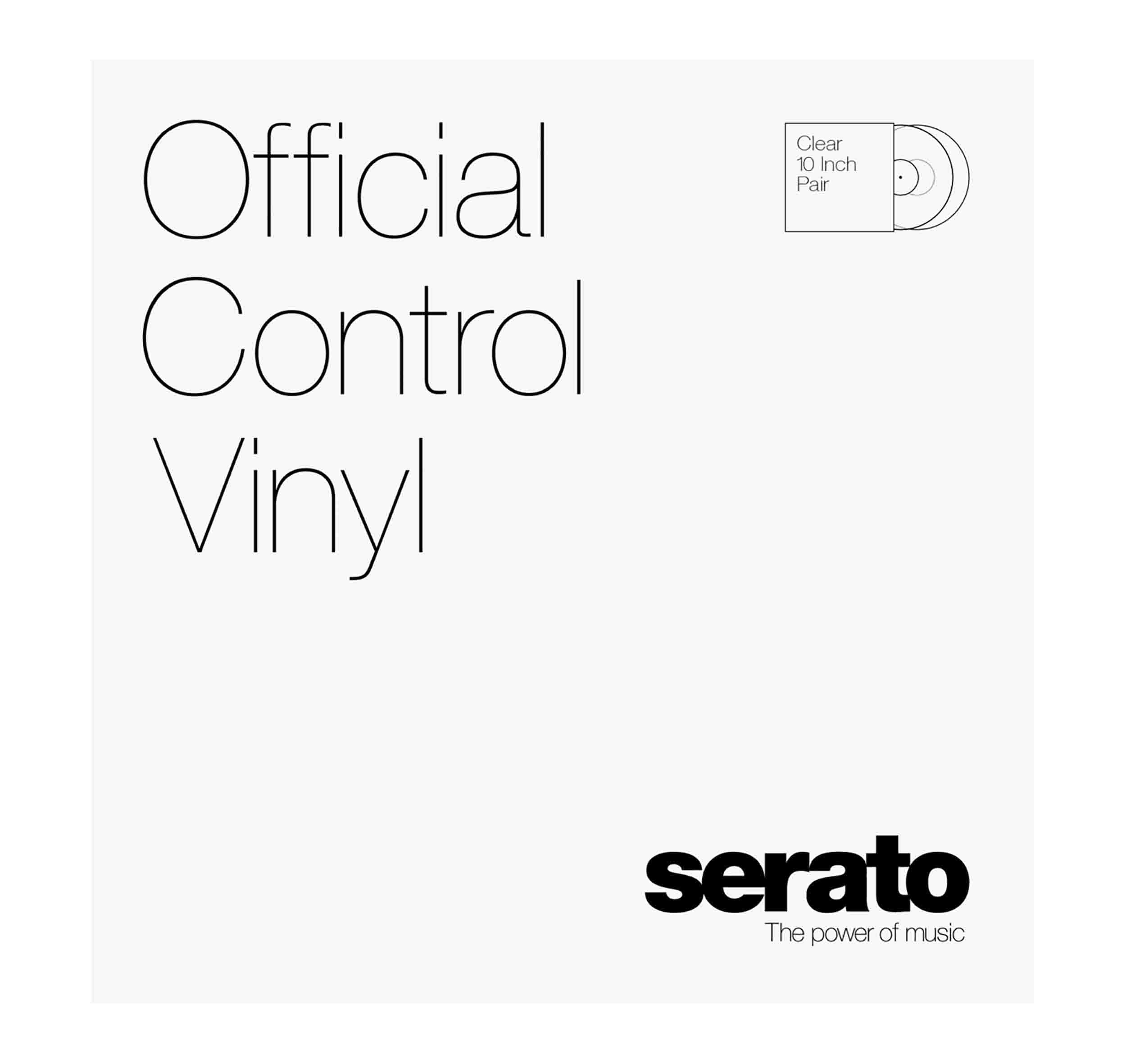 Serato 10" Standard Colors (Pair) CLEAR