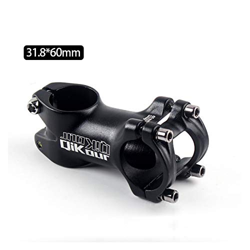 Bike Stem 31.8 Bicycle Stem 7 Degree Handlebar Riser Extender for Road Bike, Mountain Bike, MTB, BMX, Cycling (Only Fit 1.25"/31.8mm Handlebar) (31.8 x 80mm)