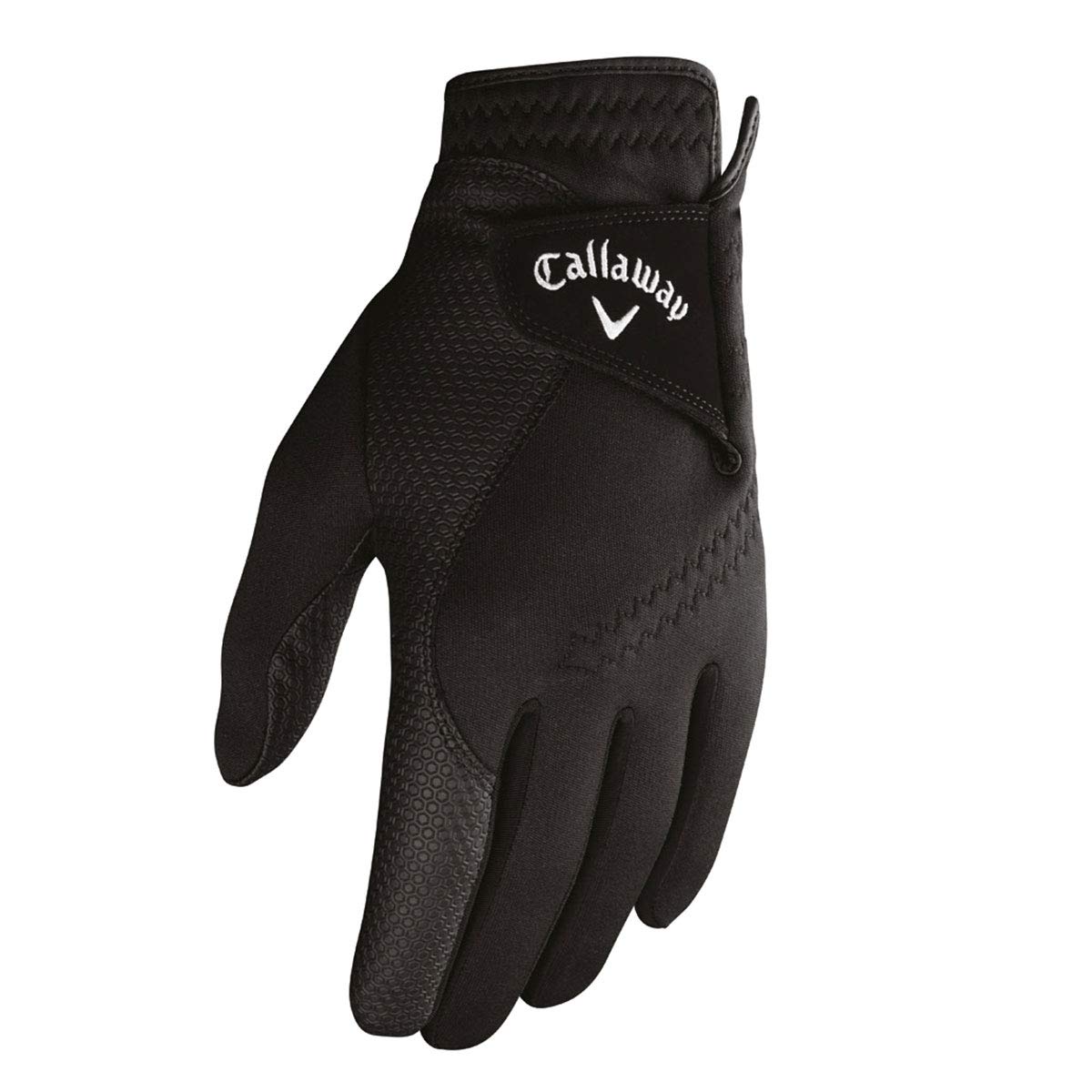 Callaway Golf Women's Thermal Grip, Cold Weather Golf Gloves, Black, Medium, 1 Pair, (Left and Right)