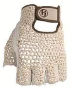 hj half finger golf glove ladies xl fits on left hand 3pk