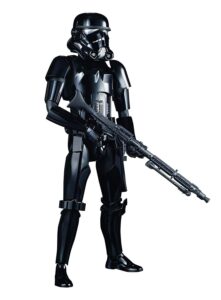 bandai hobby star wars character line shadow stormtrooper star wars 1/6, black