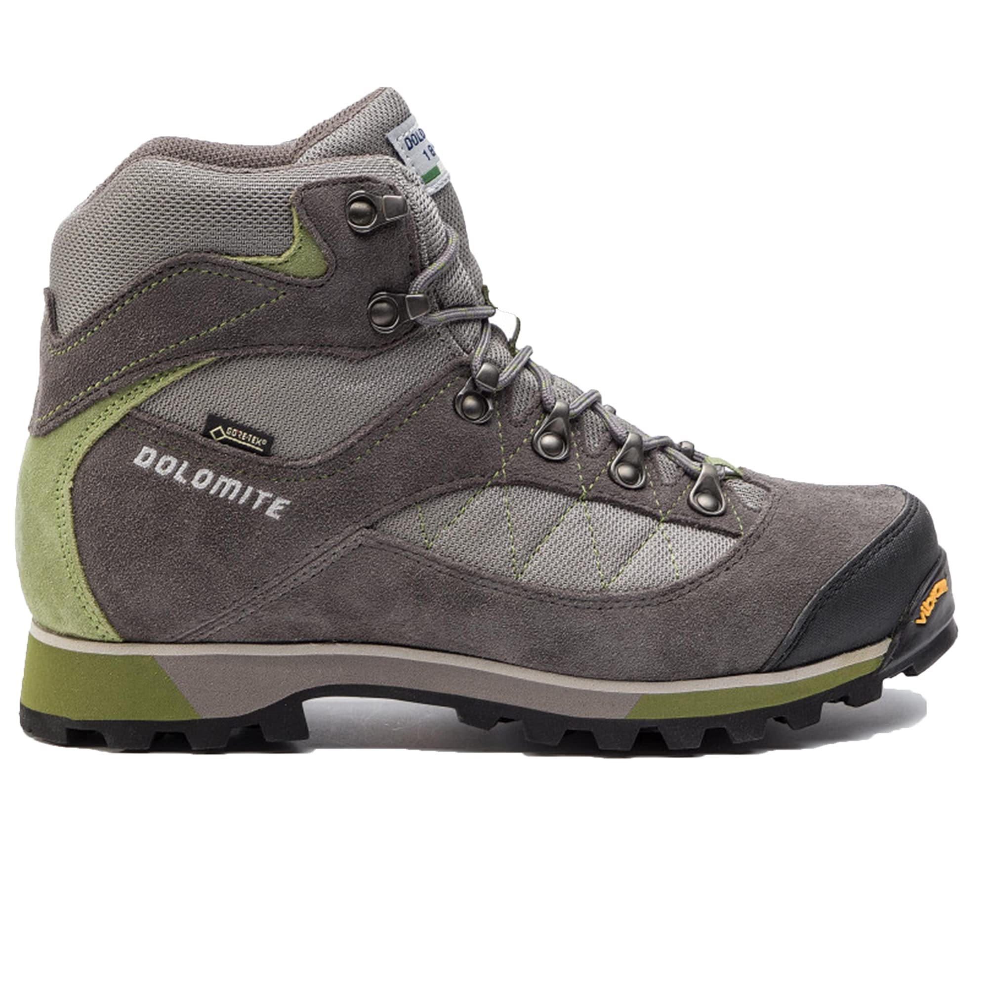 Dolomite Unisex Camping High Rise Hiking Boots, Grigio, 8.5 US Men