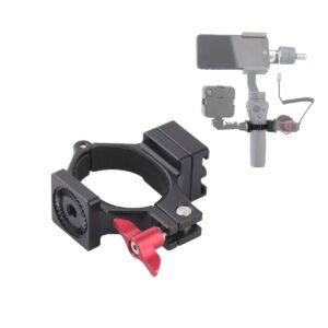 afvo ring hot shoe adapter for dji om 4 (osmo mobile 4), osmo mobile 3, osmo mobile 2 and osmo mobile 1, adapter for microphone and light