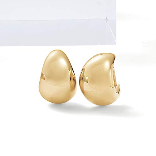 Ross-Simons 18kt Gold Over Sterling Silver Puffed Dome Hoop Earrings