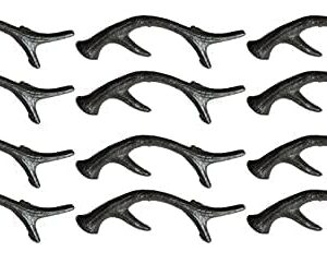 Midwest Craft House 12 Handles Pulls Deer Antler Drawer Cabin Man Cave Door Dresser Elk Ranch Decor