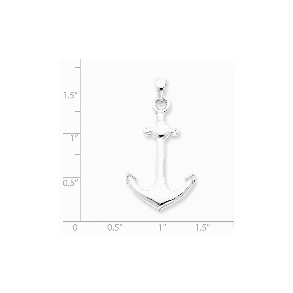 Sterling Silver Anchor Pendant