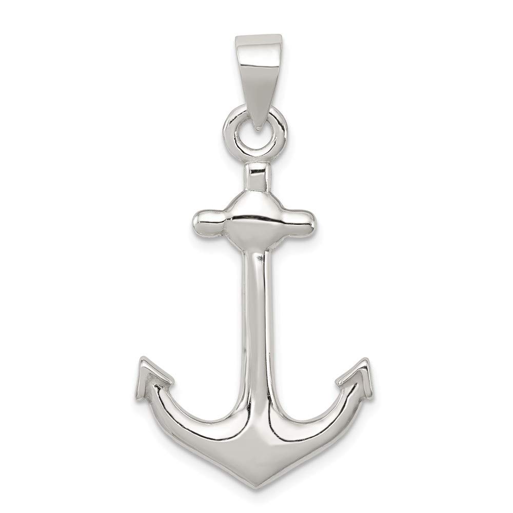 Sterling Silver Anchor Pendant