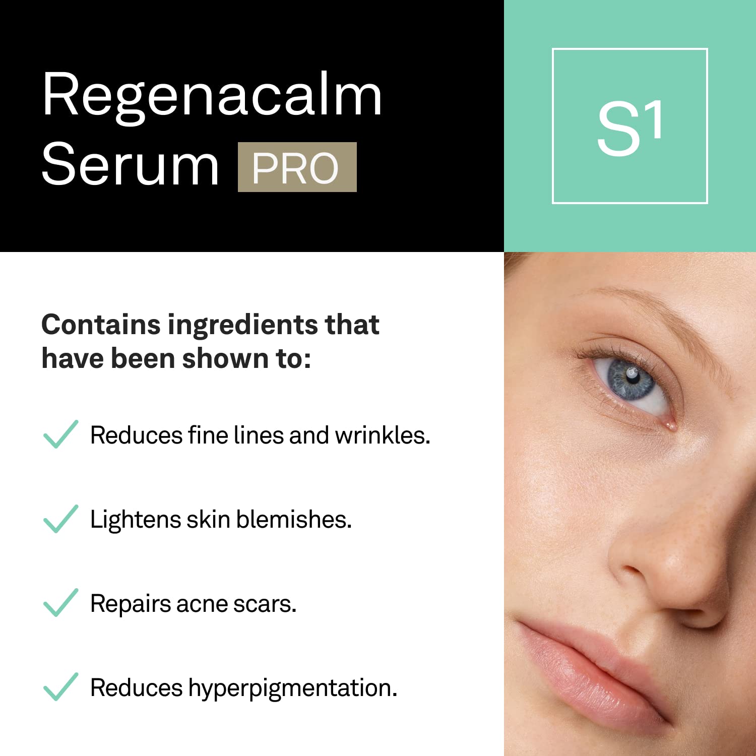 facetheory Regenacalm S1 Pro - Vitamin C Serum, Target Fine Lines and Acne Scars, Pro Retinol Serum (3%), Vegan and Cruelty-Free, Made in the UK | Unscented | 30 ml