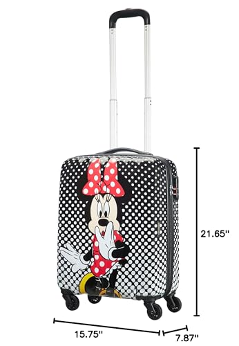 American Tourister Unisex-Adult's Children's Luggage, Multicolour (Minnie Mouse Polka Dot), S (55 cm-36 L)