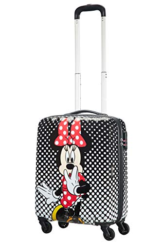 American Tourister Unisex-Adult's Children's Luggage, Multicolour (Minnie Mouse Polka Dot), S (55 cm-36 L)