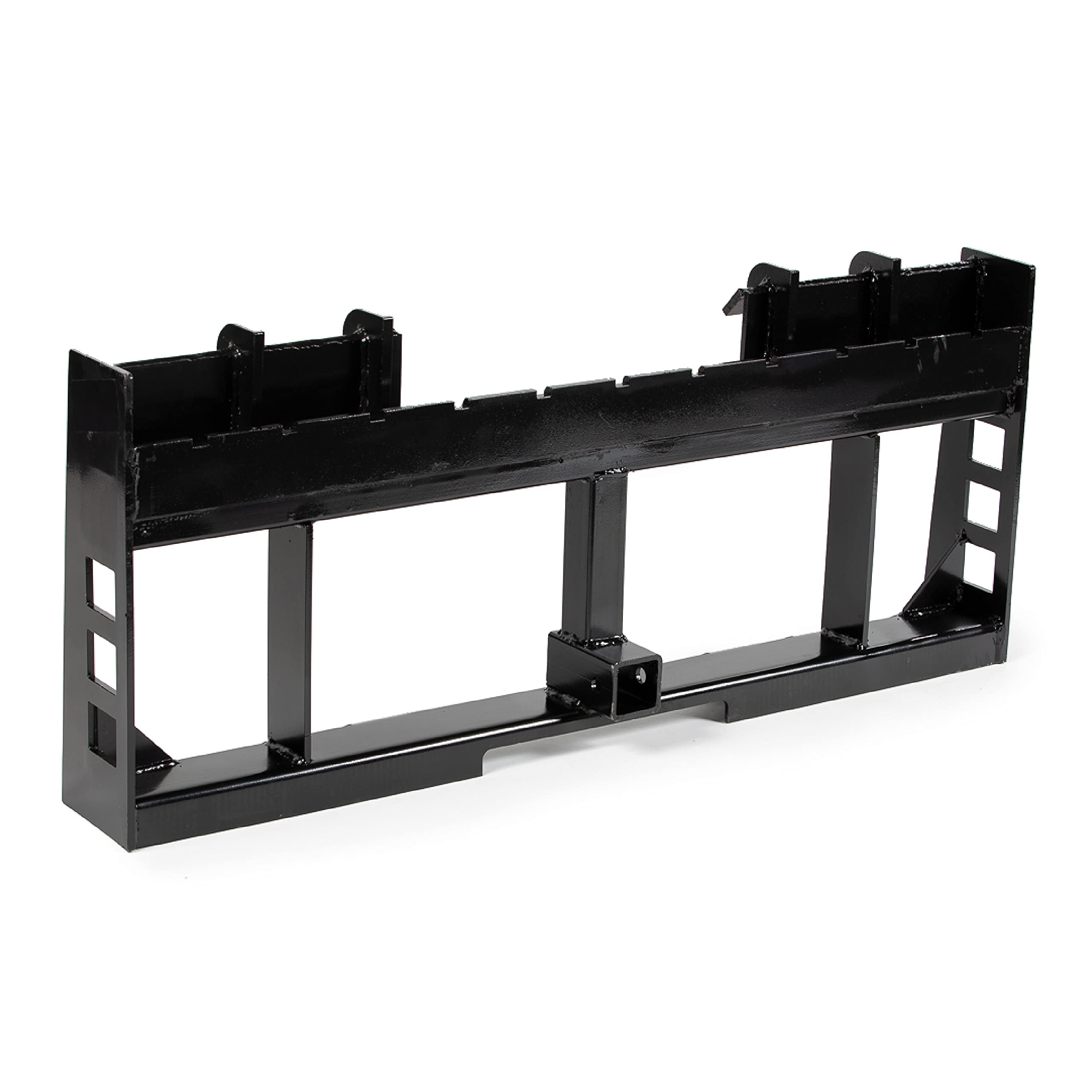 Titan Attachments 45" Skid Steer Pallet Fork Frame Attachment, Rate 4,000 LB, Quick Tach Tractor, 2" Receiver Hitch