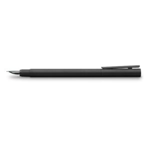 Faber-Castell Neo Slim Fountain Pen Metal Black Matt Spring EF matt black