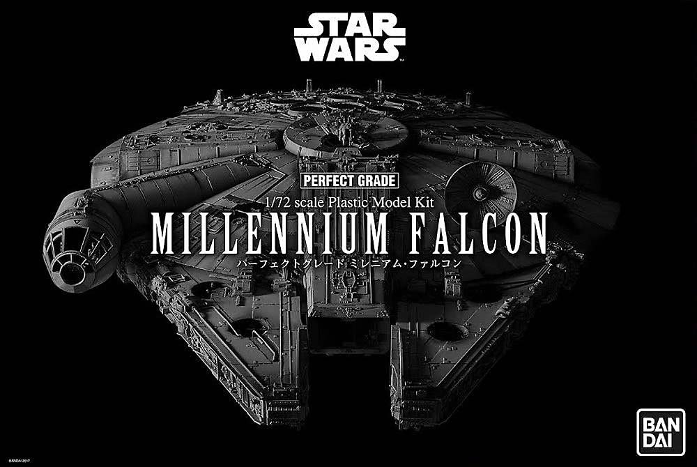 Revell RV01206 Bandai Perfect Grade Star Wars Millennium Falcon Plastic Model kit, Various, 48.2cm