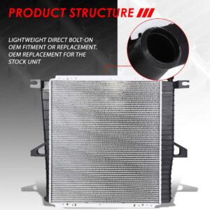 Auto Dynasty DPI 2173 Factory Style 1-Row Cooling Radiator Compatible with Ford Ranger Explorer Mazda B3000 B4000 Mercury Mountaineer 2.3L 3.0L 4.0L AT 98-11, Aluminum Core