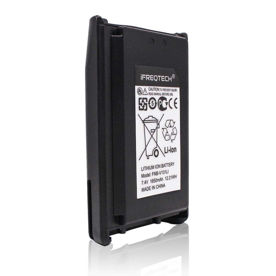 IFREQTECH FNB-V131LI Battery for Vertex VX-230 VX-231 VX-234 VX-228 1650mAh Li-ion Battery Replacement