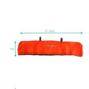 Vincita Water-Resistant Durable Handlebar Rain Cover Red Bike Cover for Mountain Bikes, Folding Bike, E-Bikes, Bikepacking Accessories (Red)