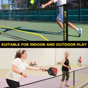 A11N Portable Pickleball Net System, Designed for All Weather Conditions with Steady Metal Frame and Strong PE Net, Regulation Size Net with Carrying Bag