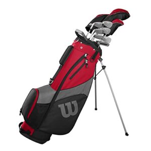 WILSON Golf Profile SGI Men's Complete Golf Set — Regular, Right Hand,Red (Regular)