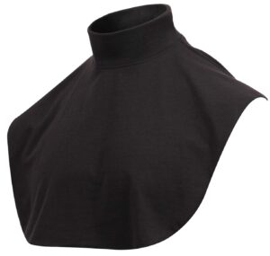 rothco mock turtleneck dickie, mens dickie undershirt, black, l