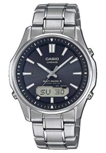 casio] lineage radio solar lcw-m100tse-1ajf men's silver