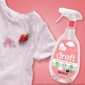 Dreft Stain Remover for Baby Clothes, Fragrance Free and Hypoallergenic Baby Stain Remover Spray Plus Travel Size Stain Treater Pen, 24 Fl Oz ( Pack of 2 + Stain Pen)