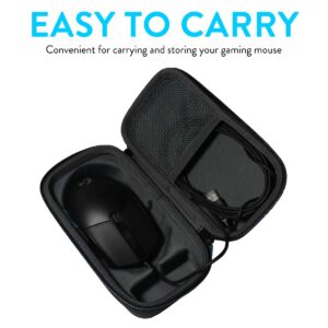 TUDIA EVA Case Compatible with Razer DeathAdder Elite Gaming Mouse, Hard Travel Shockproof Storage Case for Gaming Mouse