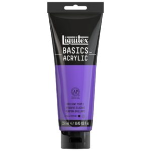 liquitex basics acrylic paint, 250ml (8.5-oz) tube, brilliant purple