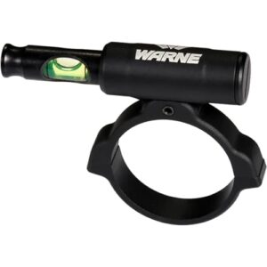 warne usl30 universal scope level, 30mm, 6061 aluminum, attaches to scope tube, matte black