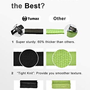 Tumaz Yoga Mat Strap [MAT NOT Included] (2 Sizes) with Extra Thick & Comfy Delicate Texture, Adjustable Yoga Mat Carrier