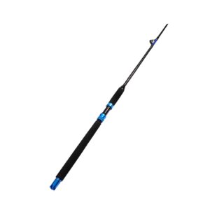 Fiblink 1-Piece Saltwater Offshore Trolling Rod Conventional Boat Rod Carbon Fishing Pole(6 Feet, 30-50 lb/50-80 lb/80-120 lb) (80-120 Pound)