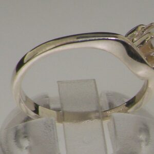 925 Sterling Silver Natural Opal Womens Solitaire Ring - Size 7.5