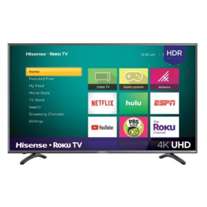 hisense 43r7e 43-inch 4k ultra hd roku smart led tv hdr (2019)