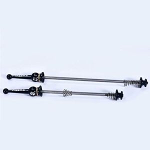 Gazelle Trading Quick Release Bicycle Skewer Set Front and Rear QR Axle Skewer Set for Road Bike Mountain Bike MTB BMX Pair