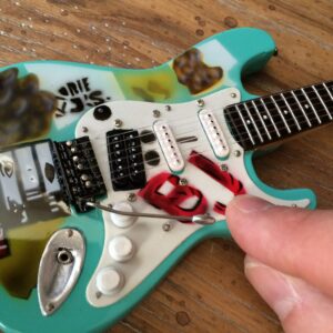 Billie Joe Armstrong"Blue" Green day Mini Guitar Replica Model