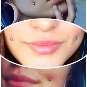 Kridzisw 16G Cheek Tongue Piercing Jewelry Flat Back Cheek Dimple Tongue Rings Stainless Surgical Steel Long Bar Ashley Lip Labret Rings Stud Piercing Jewelry Women Men 19mm Silver Black Rose Gold