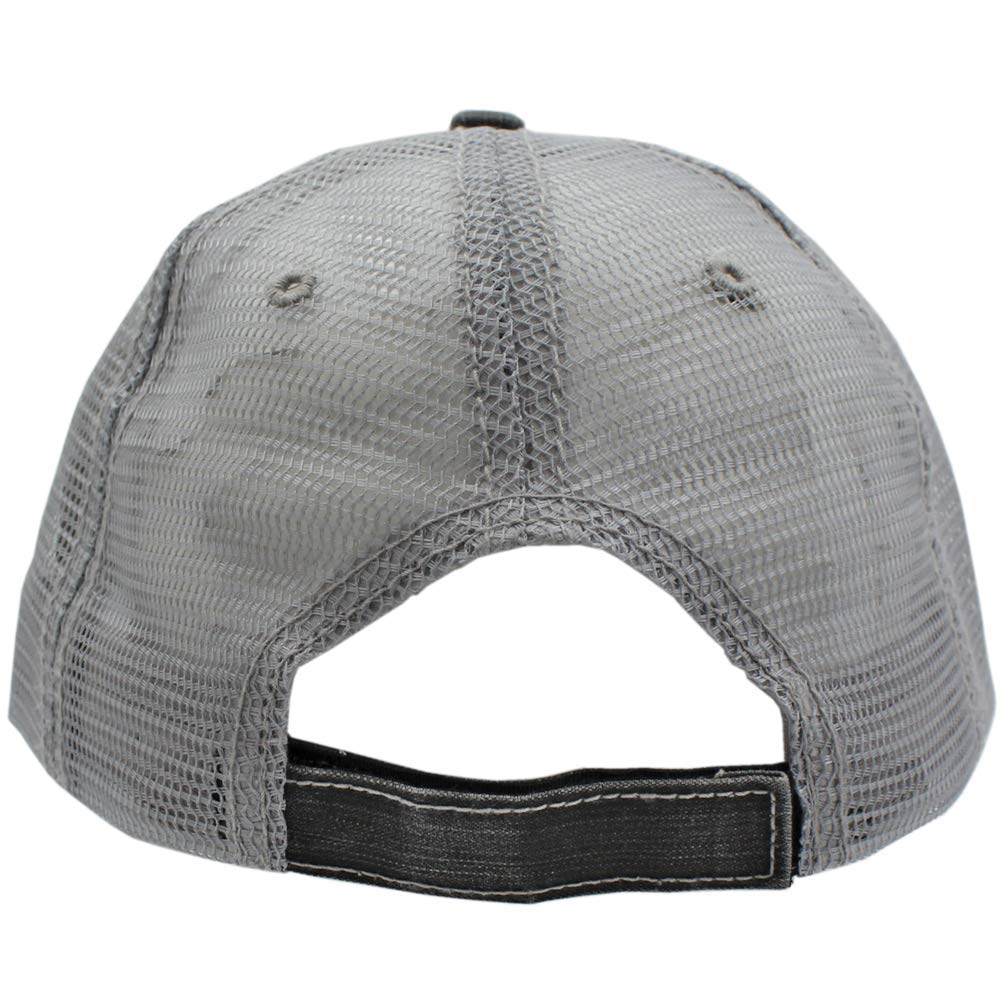 Women's Baseball caps I Gotta Good Heart but This Mouth Trucker Style hat Black/Grey