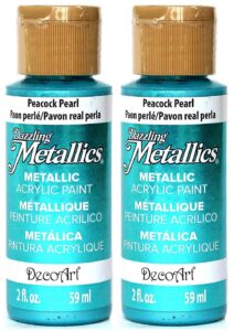 dazzling metallics acrylic paint 2oz-peacock pearl