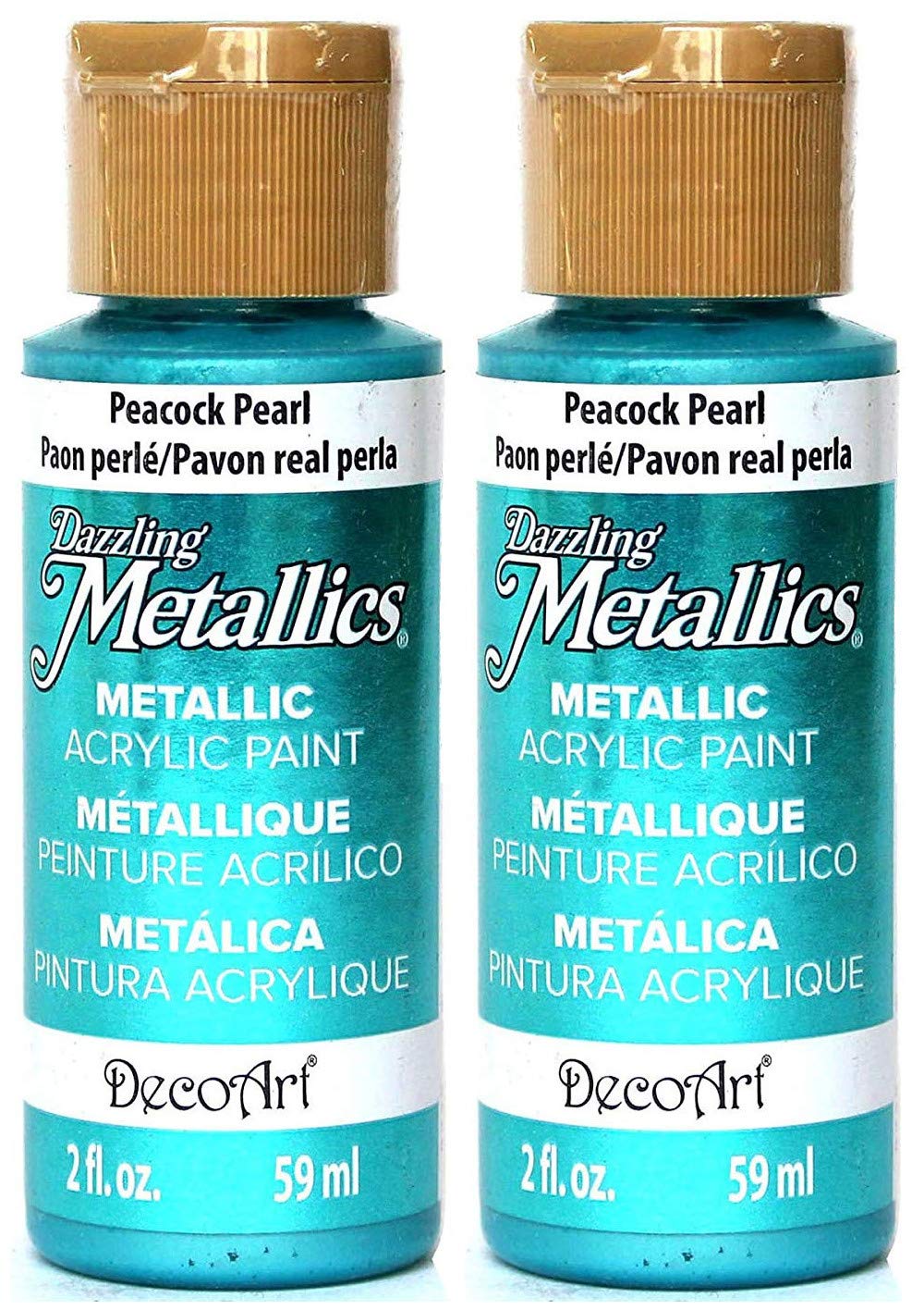 Dazzling Metallics Acrylic Paint 2oz-Peacock Pearl