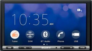 sony - 7" android auto/apple carplay bluetooth in-dash digital media receiver