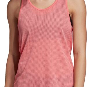 adidas Women's Response Light Speed Running Tank Top (M, Shock Red)