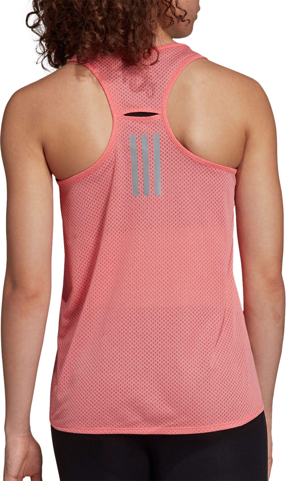 adidas Women's Response Light Speed Running Tank Top (M, Shock Red)