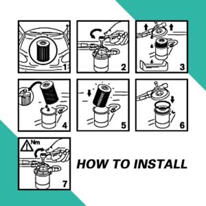 Oil Filter Fits Mercedes Benz ML350 E350 C300 C400 S550 GLK350 Replace Mann Filter HU7025z | Part No. 2761800009 2761840025