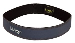 halo headband sweatband slim, 1", charcoal