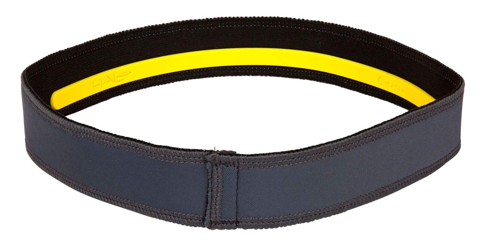 Halo Headband Sweatband Slim, 1", Charcoal