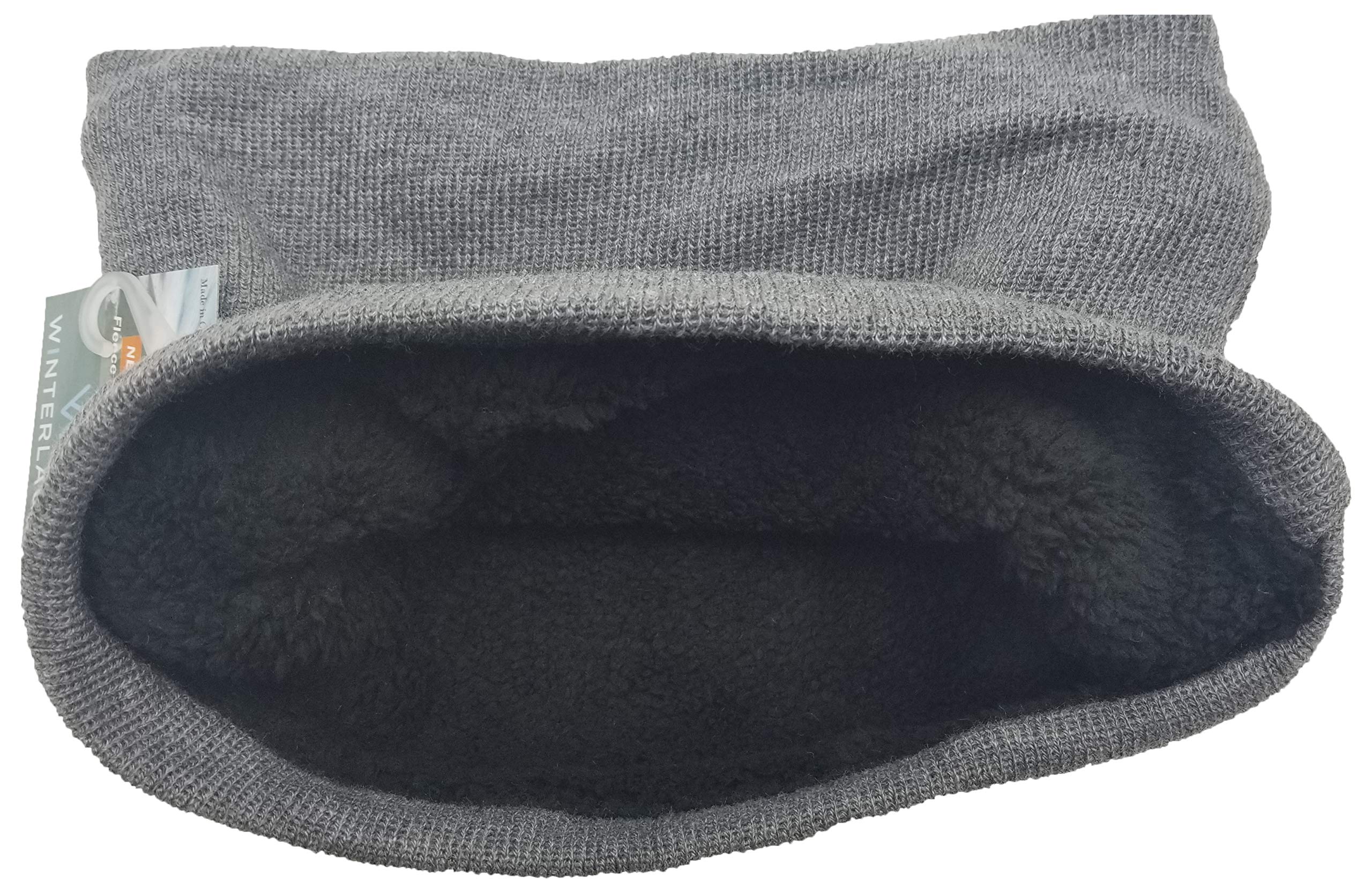 Winter Thermal Neck Gaiter, 4 Pack Fleece Lined Interior Face Scarf Tube Wrap, Mens Womens Bulk (4 Pack Assorted Solids)